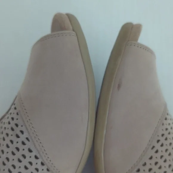 Earth Ivy Sahara Open Toe Leather Shooties 9W Tan - Picture 13 of 16